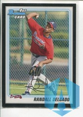 2010 Bowman Prospects Black Randall Delgado BP59 Atlanta Braves